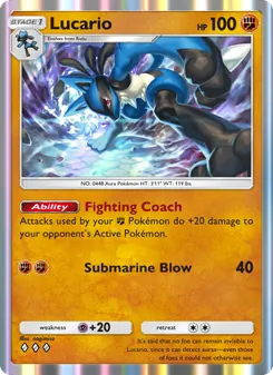 Lucario card