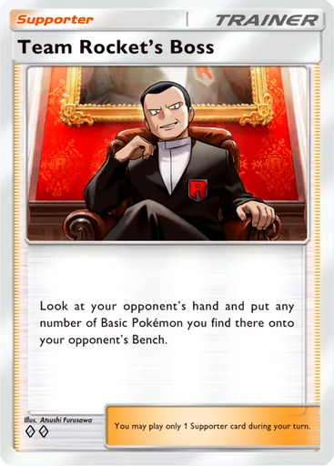 Team Rocket’s Boss card